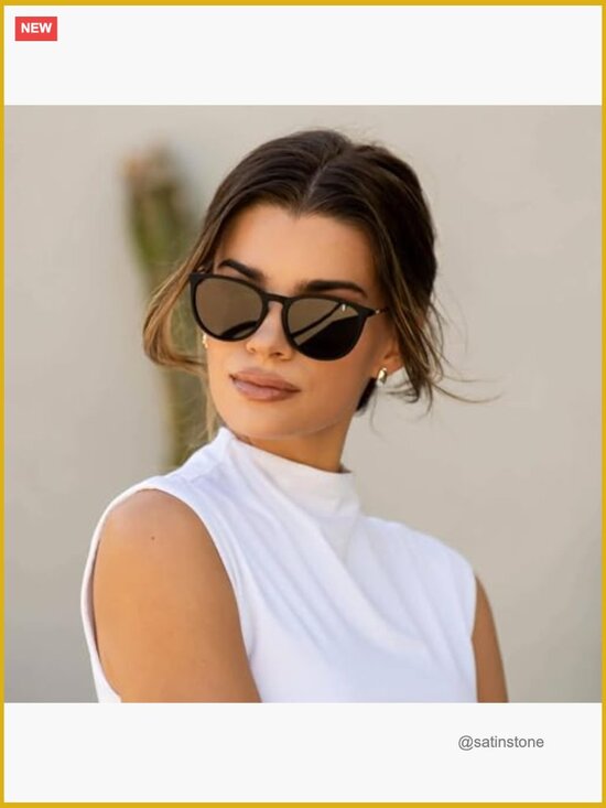 Round Polarized Sunglasses with UV400 Protection and Metal Frame main image 6